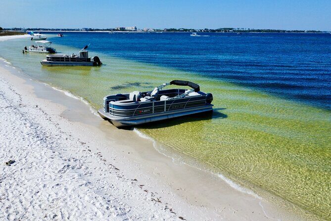 Full Day 60HP Pontoon Rental to Shell Island - What Does the Itinerary Look Like?