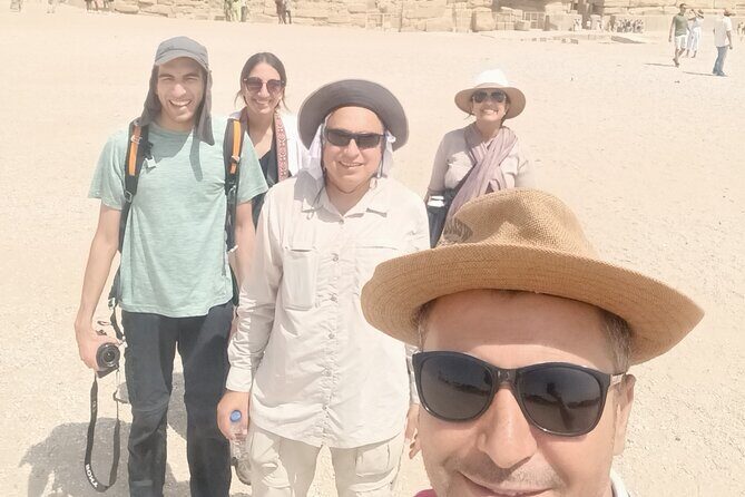 Full-Day Private Tour to Pyramids of Giza, Sphinx, Sakkara pyramid - Breakdown of the Itinerary