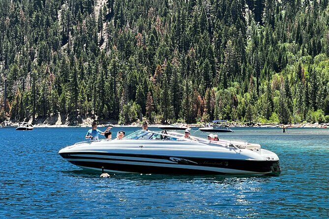 Full day tour on Lake Tahoe in the White Lightning up to 8 guests - The Sum Up