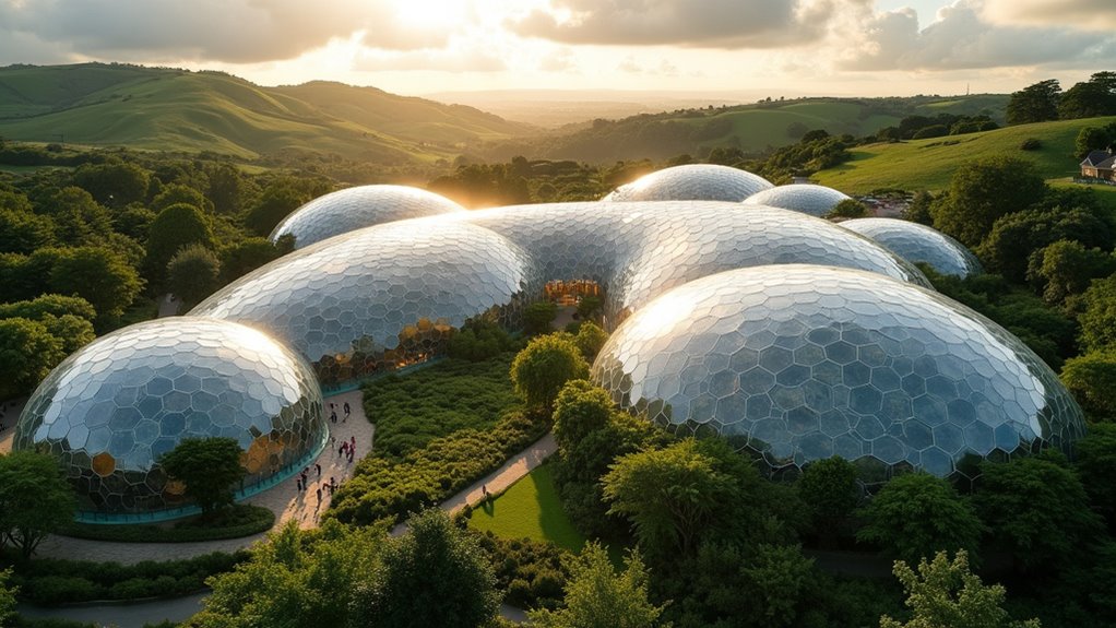 futuristic cornish biome adventure