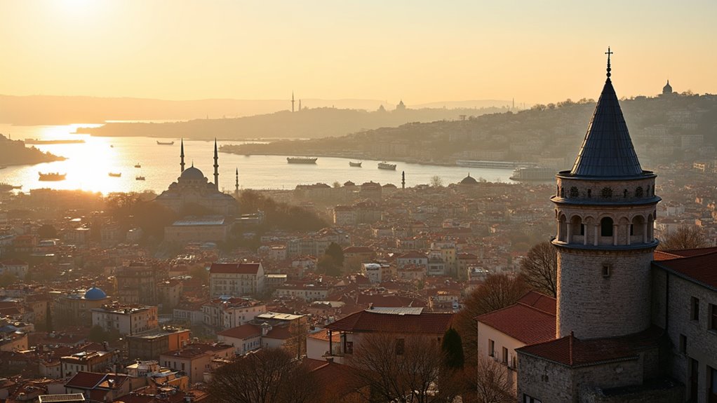 galata tower panoramic views