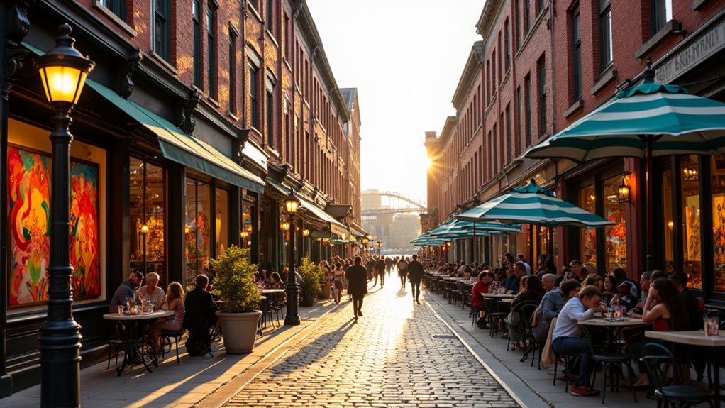 gallery hopping and culinary delights