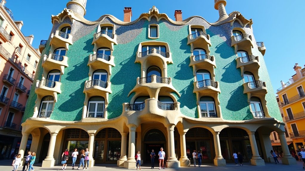 gaud s whimsical dragon facade