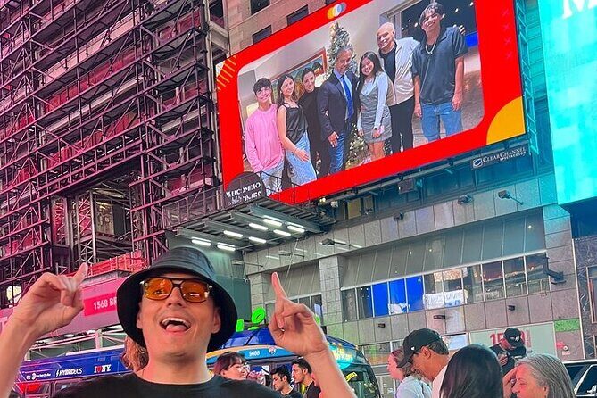 Get Your 15 Seconds of Fame on a Times Square Billboard in NYC! - The Experience in Detail