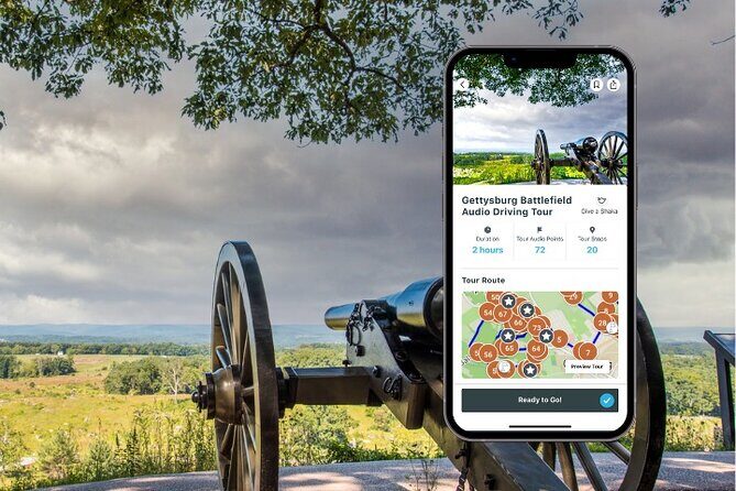 Gettysburg Battlefield Self Guided Audio Driving Tour - Breakdown of the Itinerary