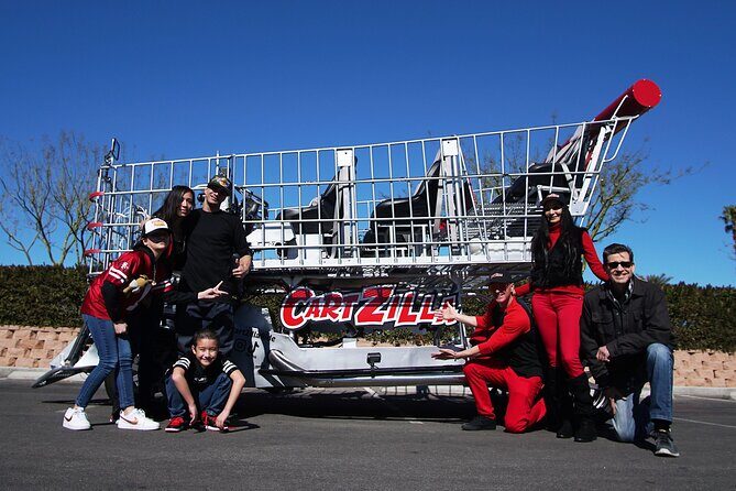 Giant Shopping Cart Limo Ride in Las Vegas - The Route & Stops