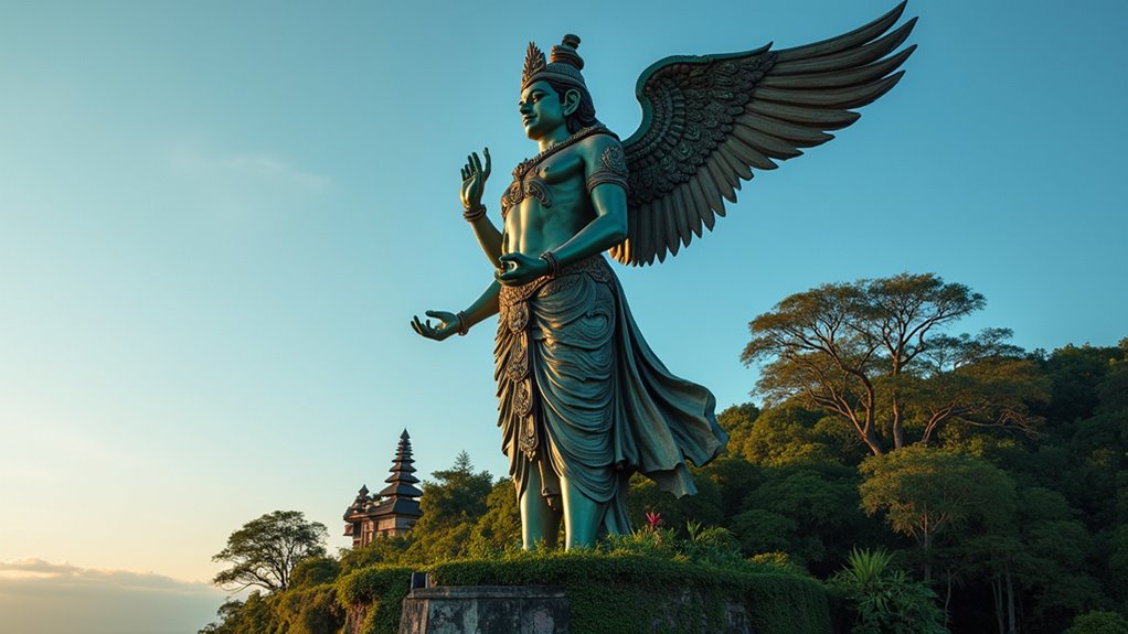giant vishnu statue bali
