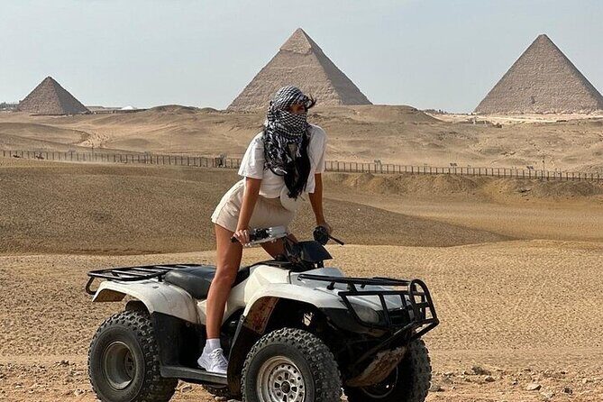 Giza Pyramid tour with ATV,Camel,Lunch,shopping,Dinner Show - Visiting the Giza Pyramids and Sphinx