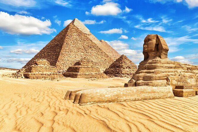 Giza Pyramids &Grand Museum from Alexandria Port &Hotel - Visiting the Pyramids of Giza