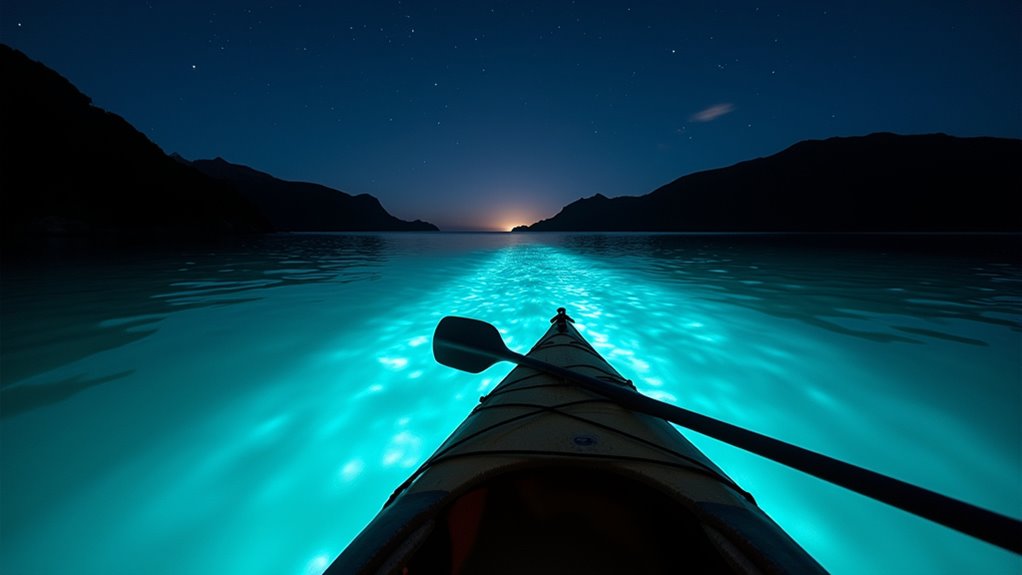 glow in the dark kayak tours