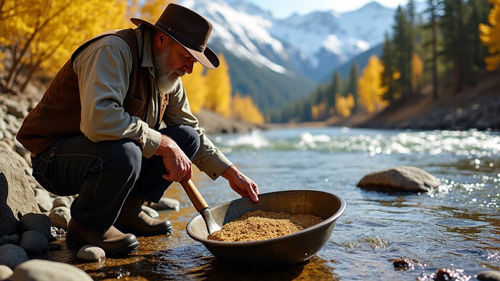 gold panning in breckenridge