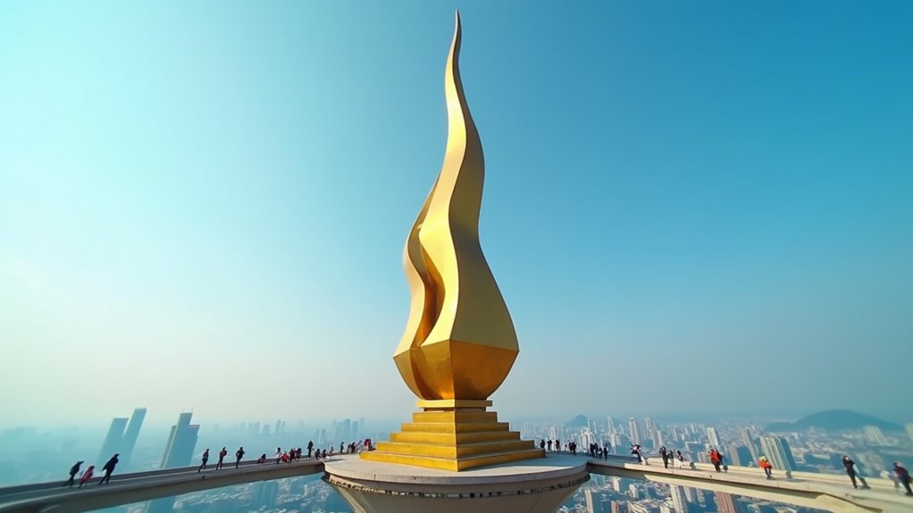 golden flame observation deck