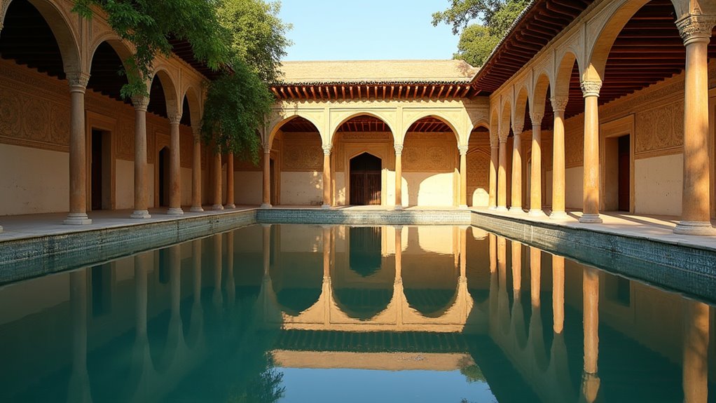 golden hour calm reflections