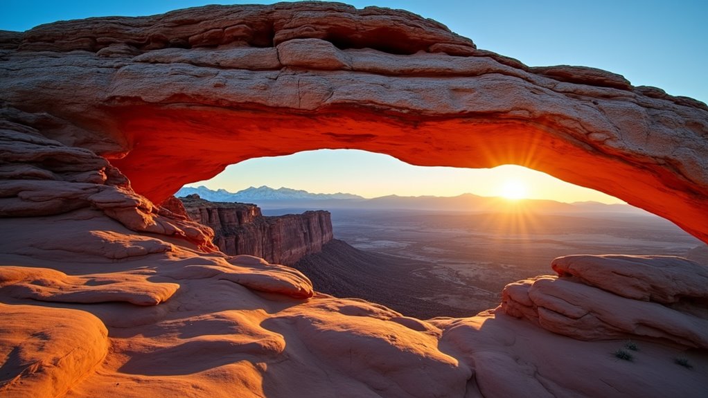 golden hour delicate arch photography