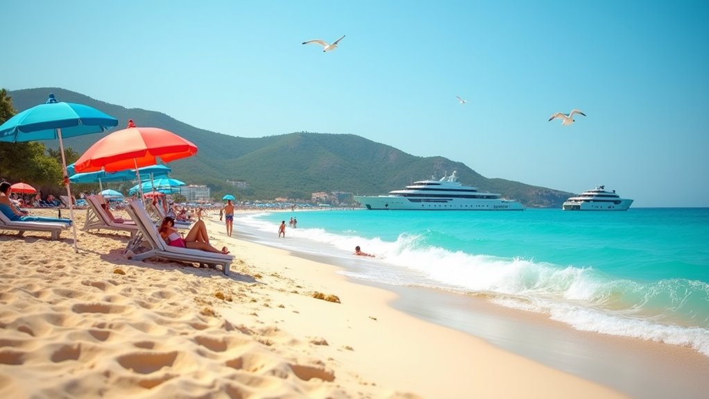 golden sands beach activities