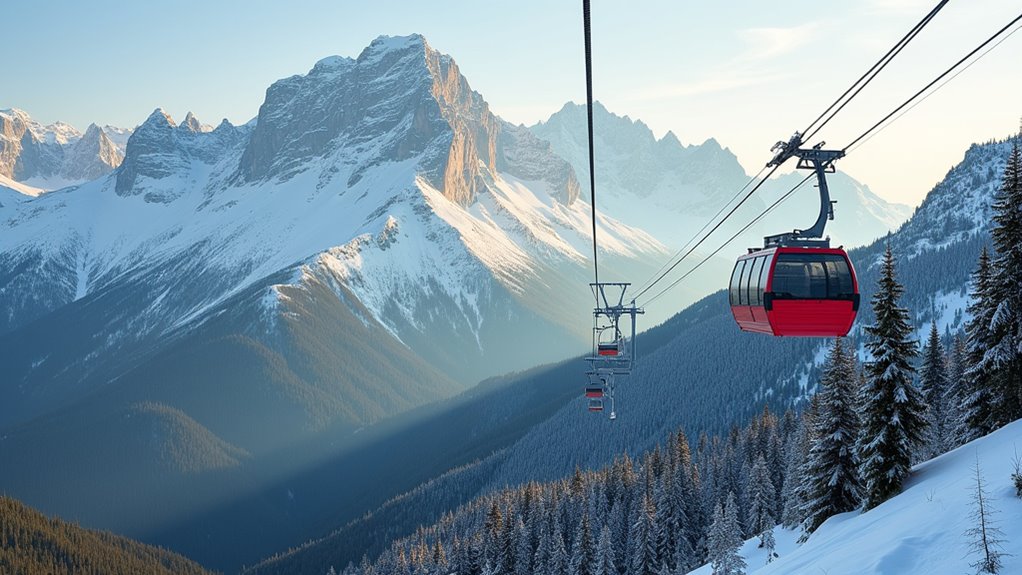 gondola mountain trails panoramic views
