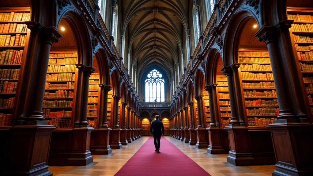 gothic architecture and rare collections