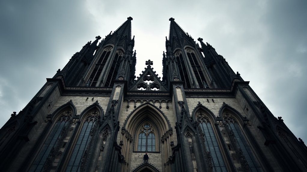 gothic spires rooftop climb