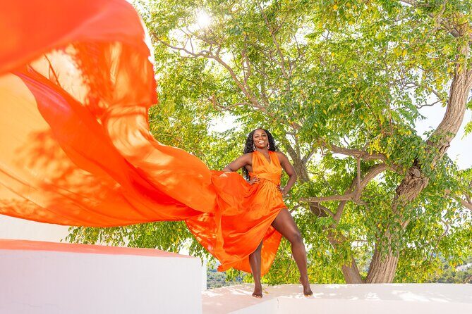 Grand Canyon Private Flying Dress Photoshoot Session - How the Experience Works