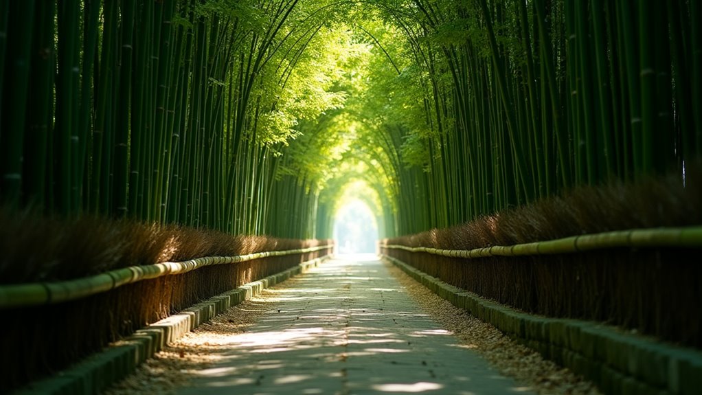 green tunnel s scenic serenity