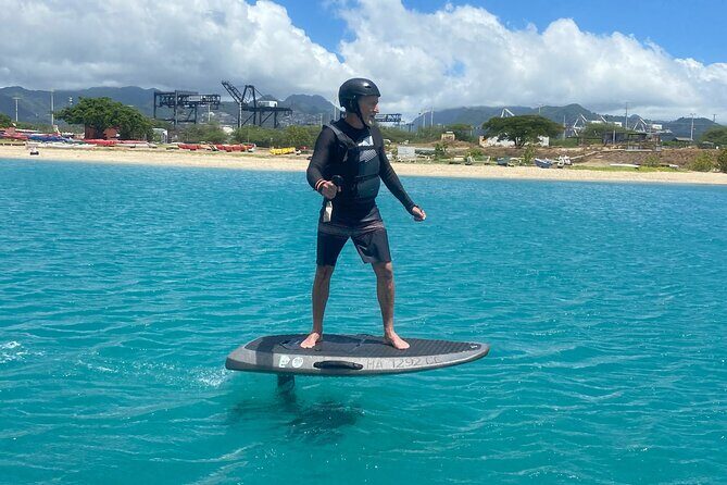 Group of 2 + mid length eFoil experience Honolulu HAWAII - What to Expect from the Experience