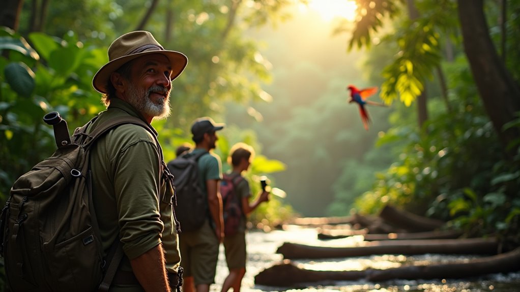 guided rainforest wildlife exploration