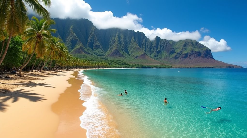 hanalei bay and tunnels beach