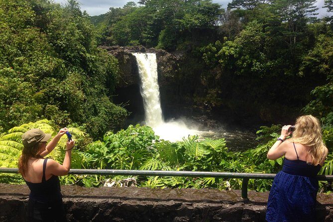 Hawaii Big Island Circle Small Group Tour: Waterfalls - Hilo - Volcano - Black Sand Beach - Cattle Country and Parker Ranch