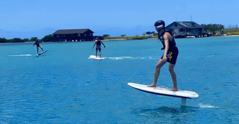 Hawaii: Electric Hydrofoil Surfing Solo Lesson - Starting on land: learning the basics