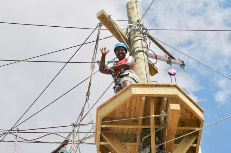 Henderson, Minnesota: High Ropes Obstacle Course Experience - The Course Itself: Whats in Store