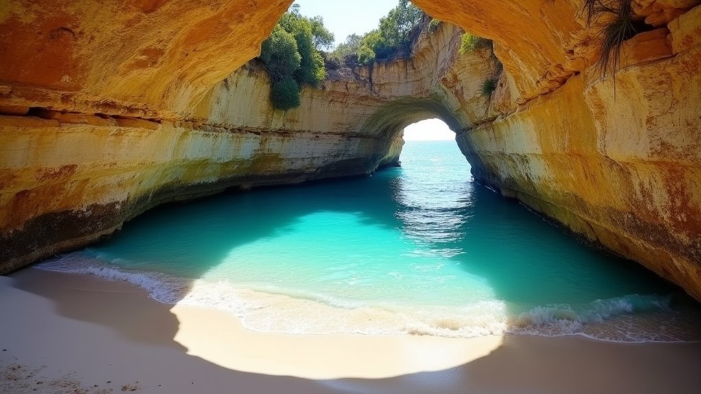 hidden cliff tunnels access