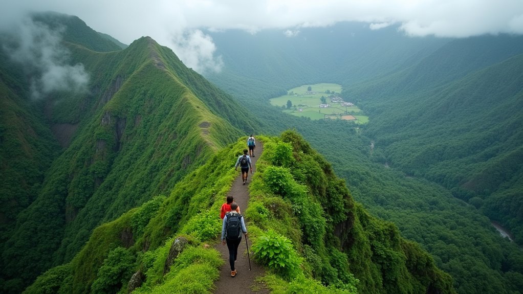 hiking mount liamuiga volcano