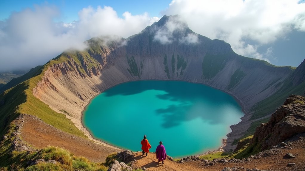 hiking quilotoa crater lake