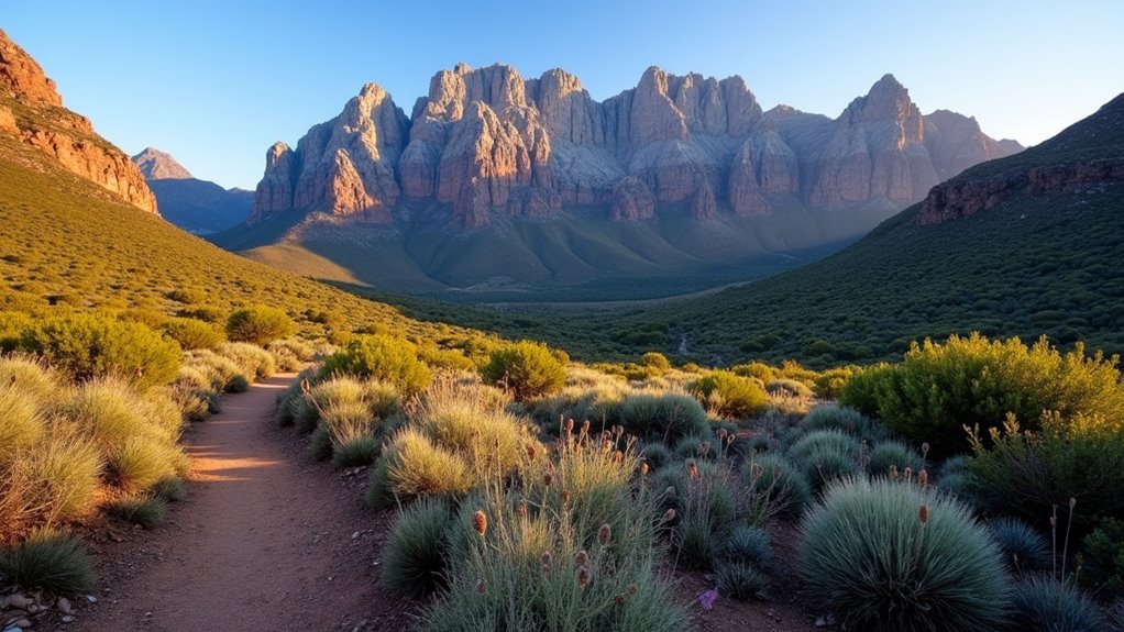 hiking trails at jonkershoek