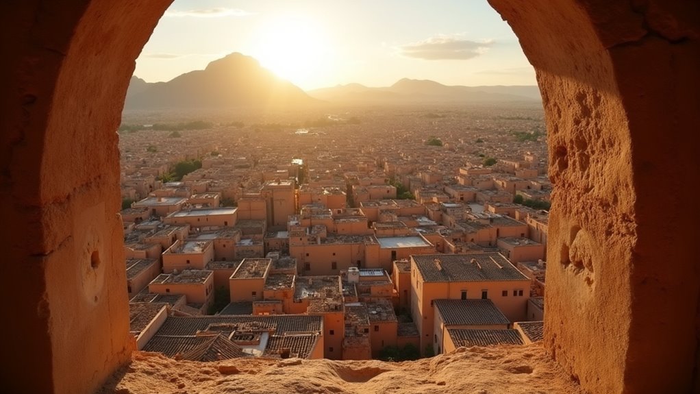 hilltop ruins offer panoramic city views