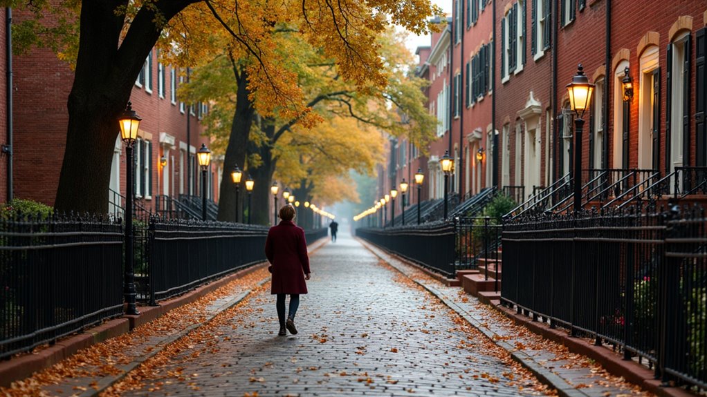 historic cobblestone streets walk