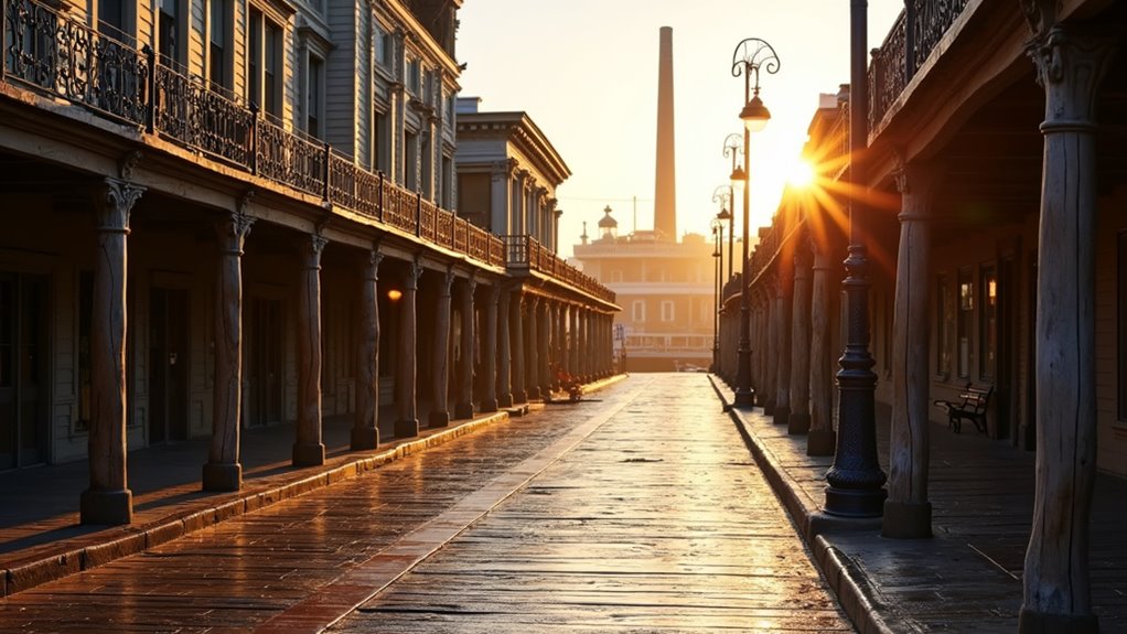 historic gold rush waterfront