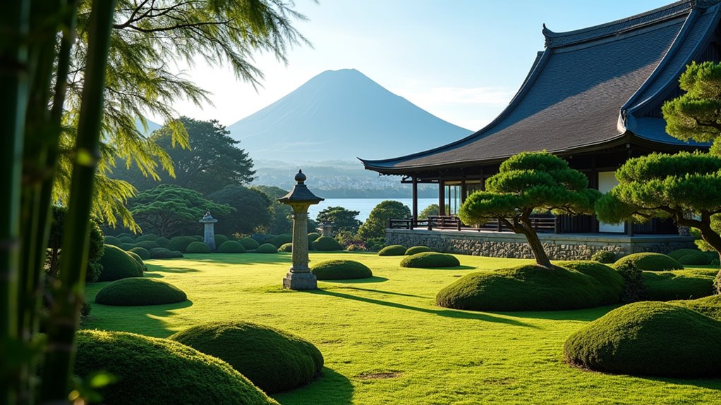 historic japanese garden views