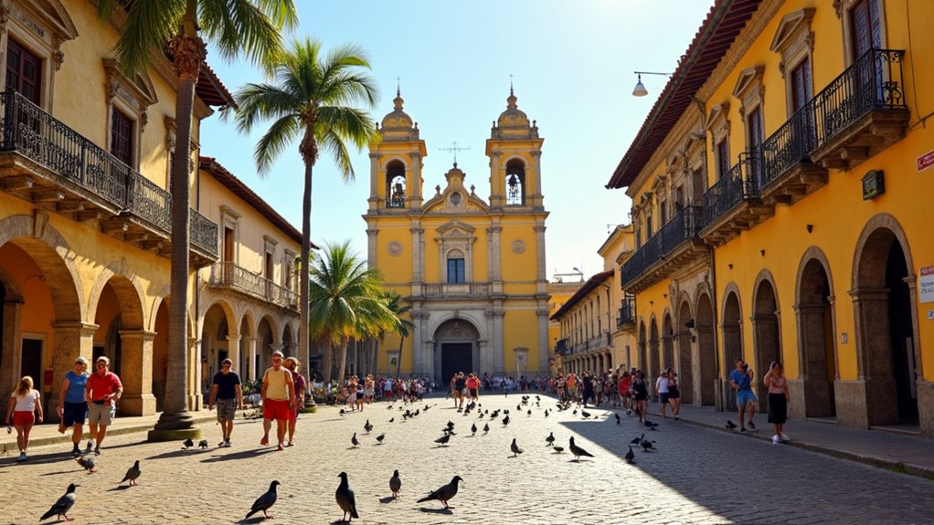 historic lima plaza and landmarks