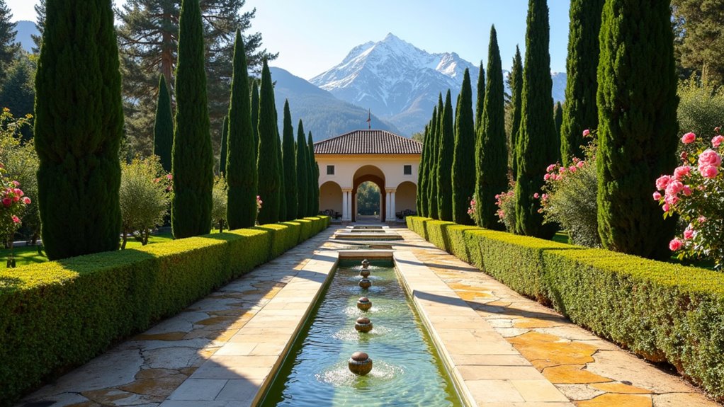 historic moorish garden waterways