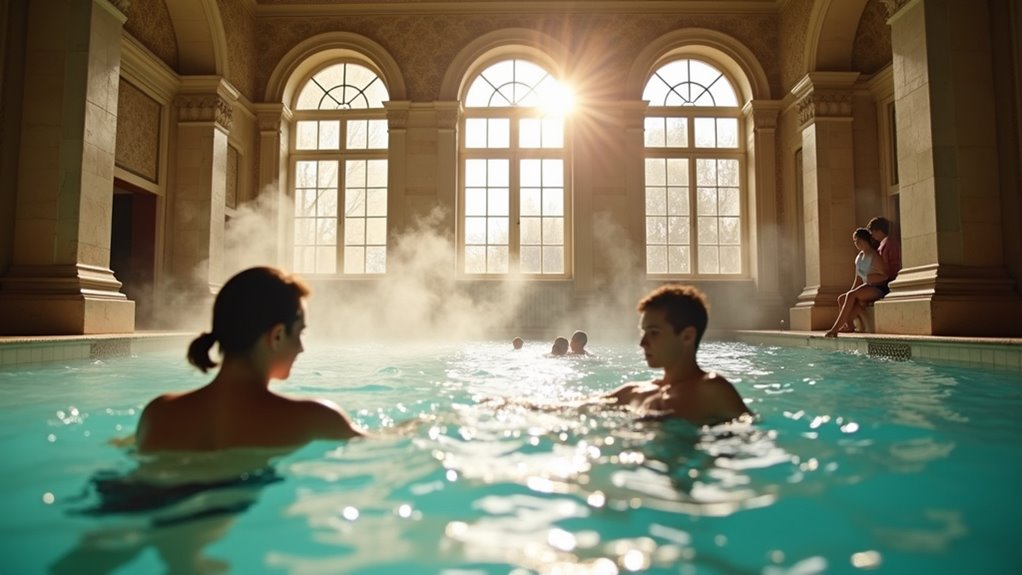 historic roman thermal baths