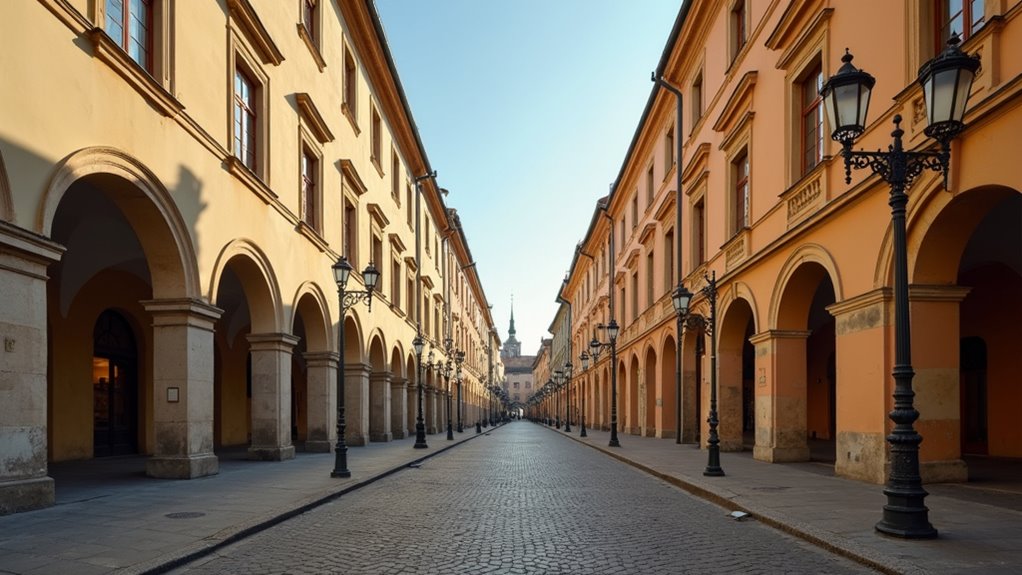 historic square with holy trinity column