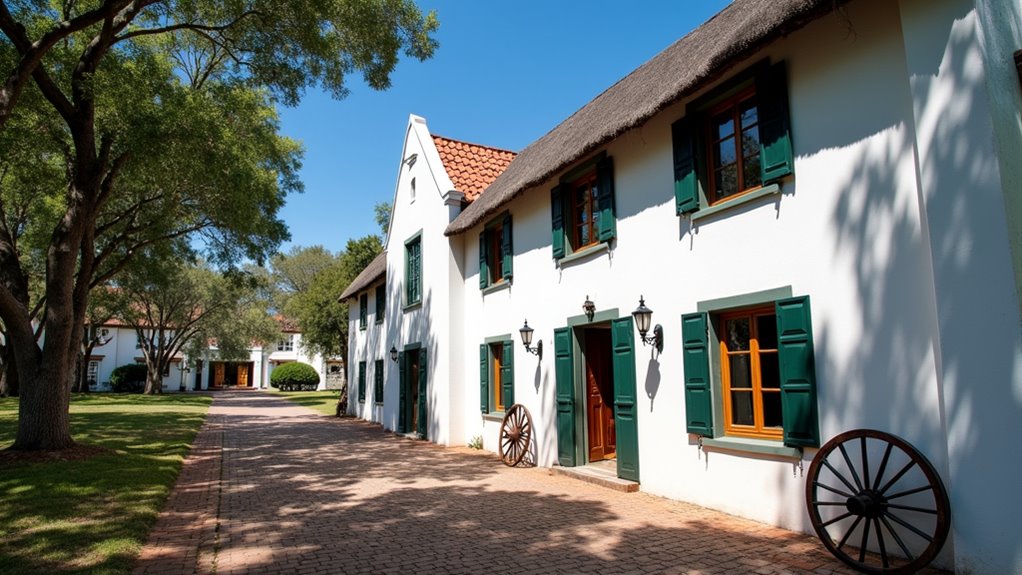 historic stellenbosch colonial houses
