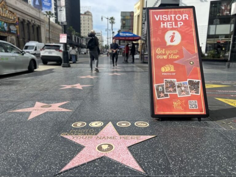 Hollywood: Make Your Own Star Walk of Fame Photo Experience - The Experience: What to Expect