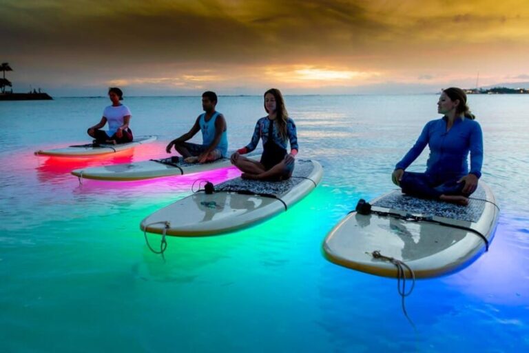 Honolulu: Night SUP Yoga Class - What’s included and what’s not?