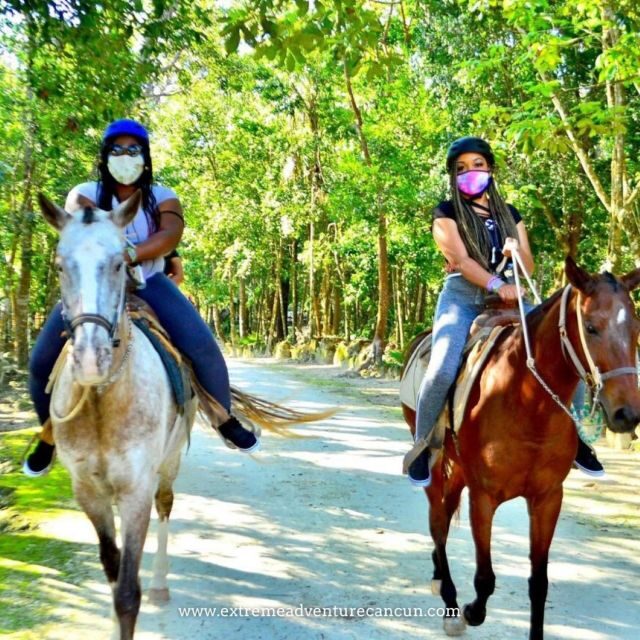 Horseback Riding & ATV Adventure with Ziplines & Cenote - Off-Road ATV Adventure