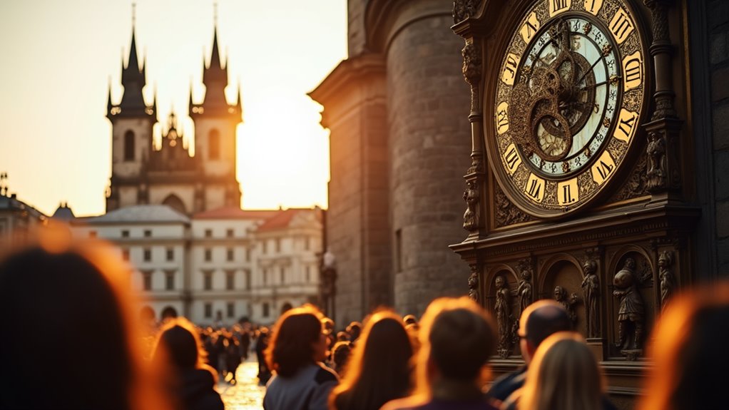 hourly astronomical clock show