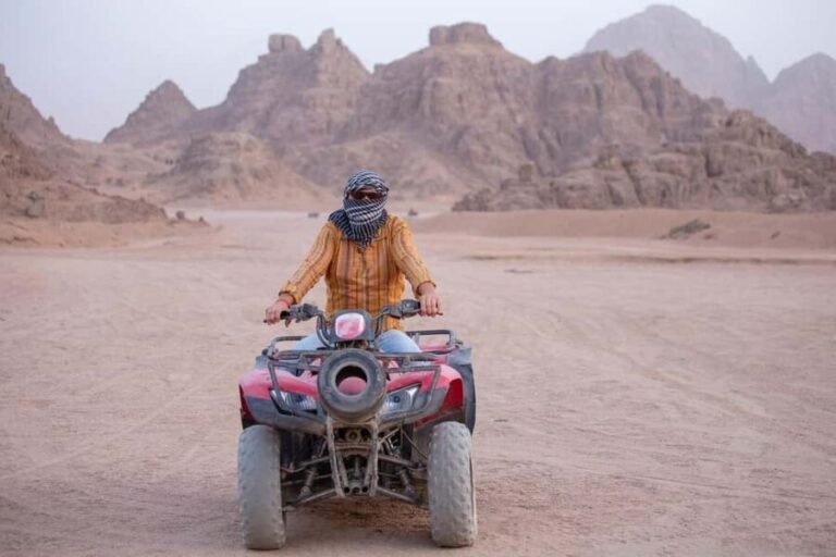 Hurghada: Jeep and ATV Quad with Dinner & Desert Fire Show - Practical Details and Considerations