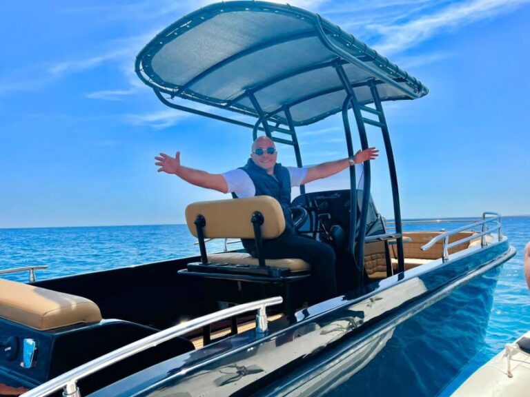 Hurghada: Private Speedboat Adventure with Snacks & Pick-up - The Sum Up