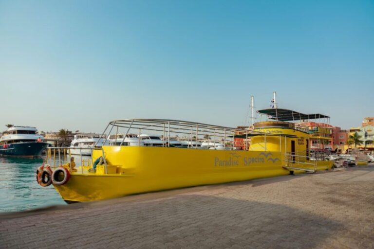 Hurghada: Semi-Submarine Boat Tour w/ Snorkeling & Transfer - Key Points